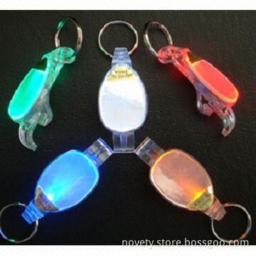Flashing Bottle Openers, Made of Plastic Material